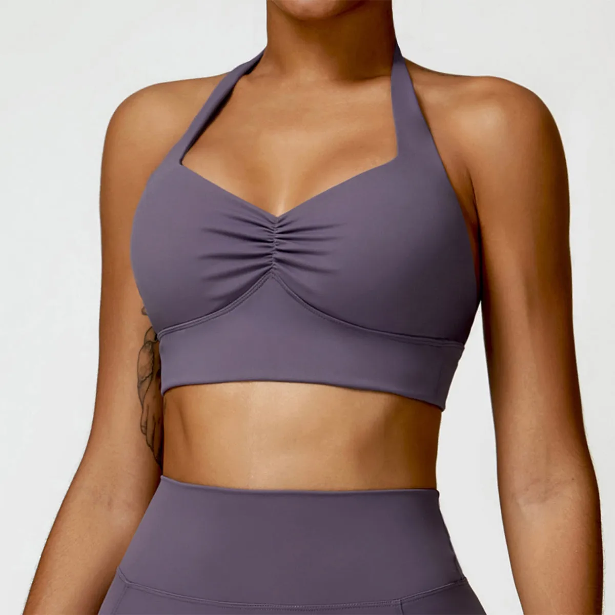 Backless Halter Sports Bra - Brice