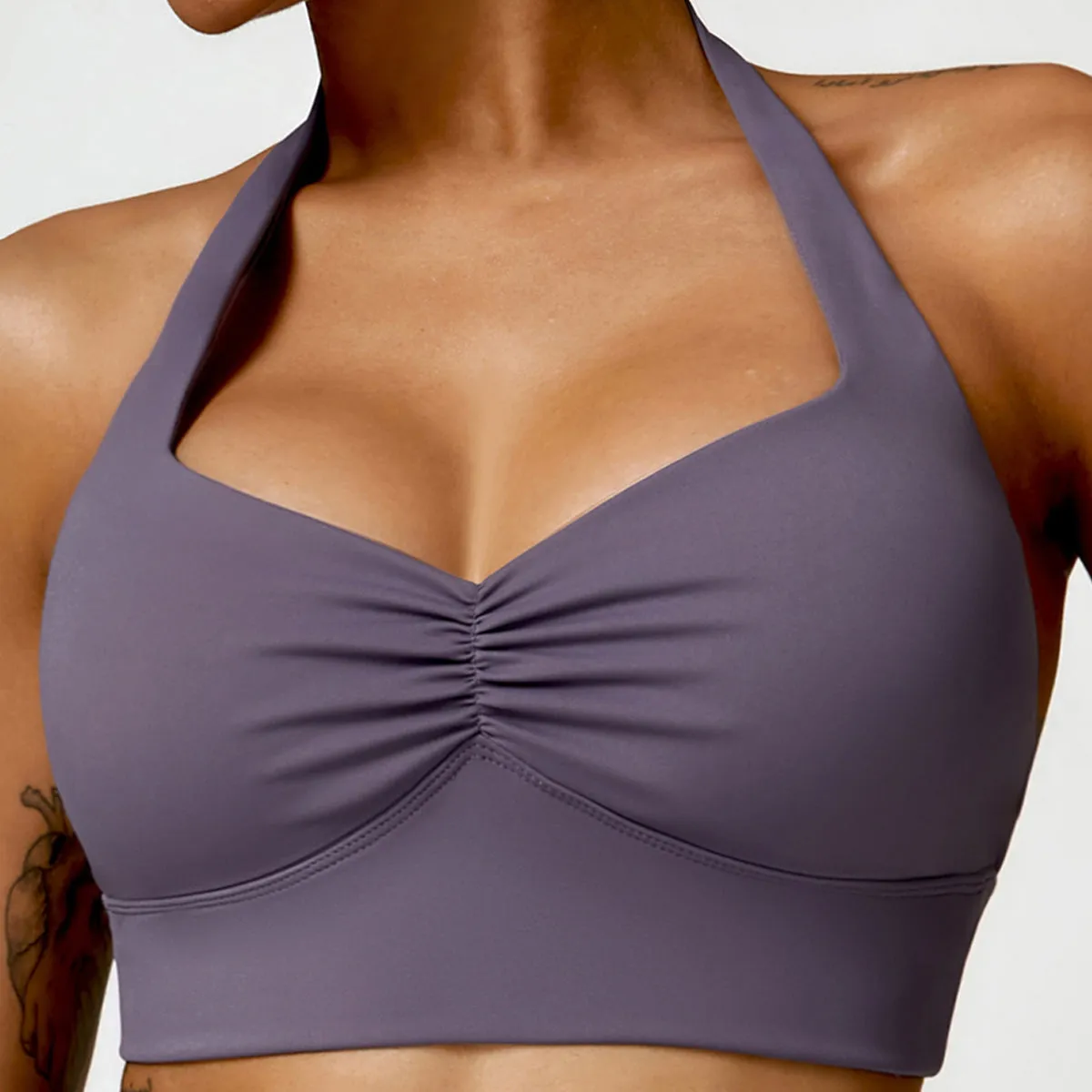 Backless Halter Sports Bra - Brice