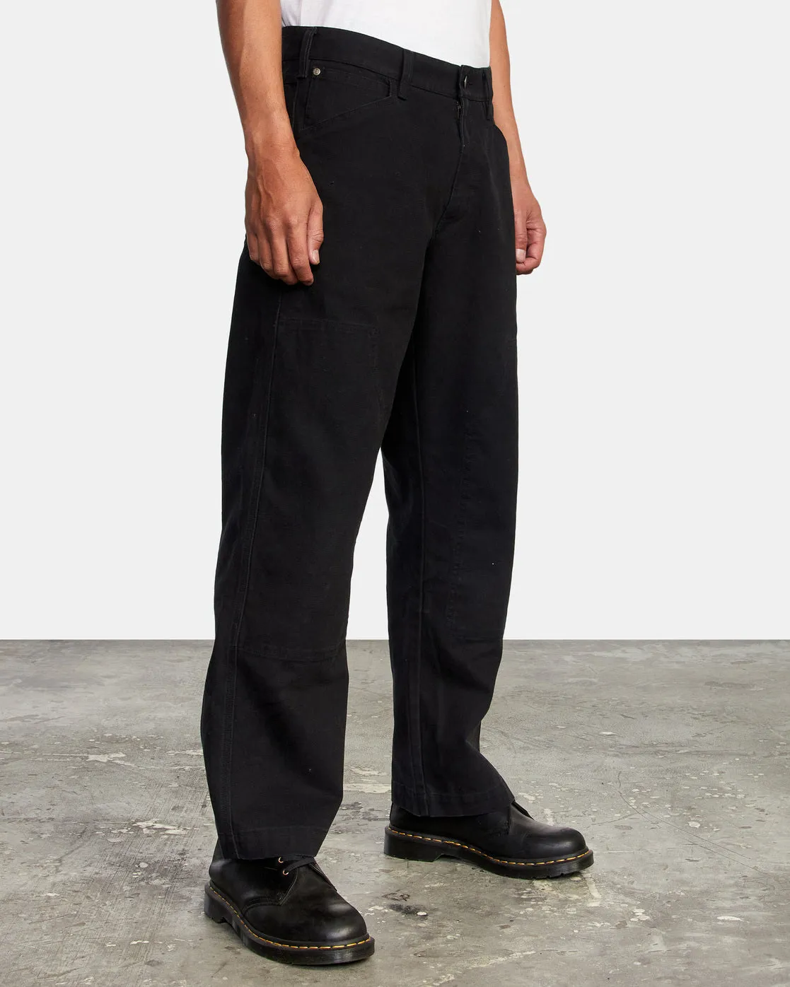 Chainmail Relaxed Fit Pants - RVCA Black