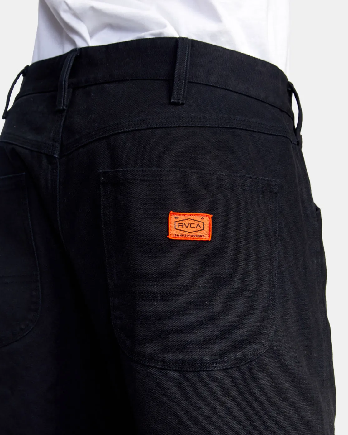 Chainmail Relaxed Fit Pants - RVCA Black