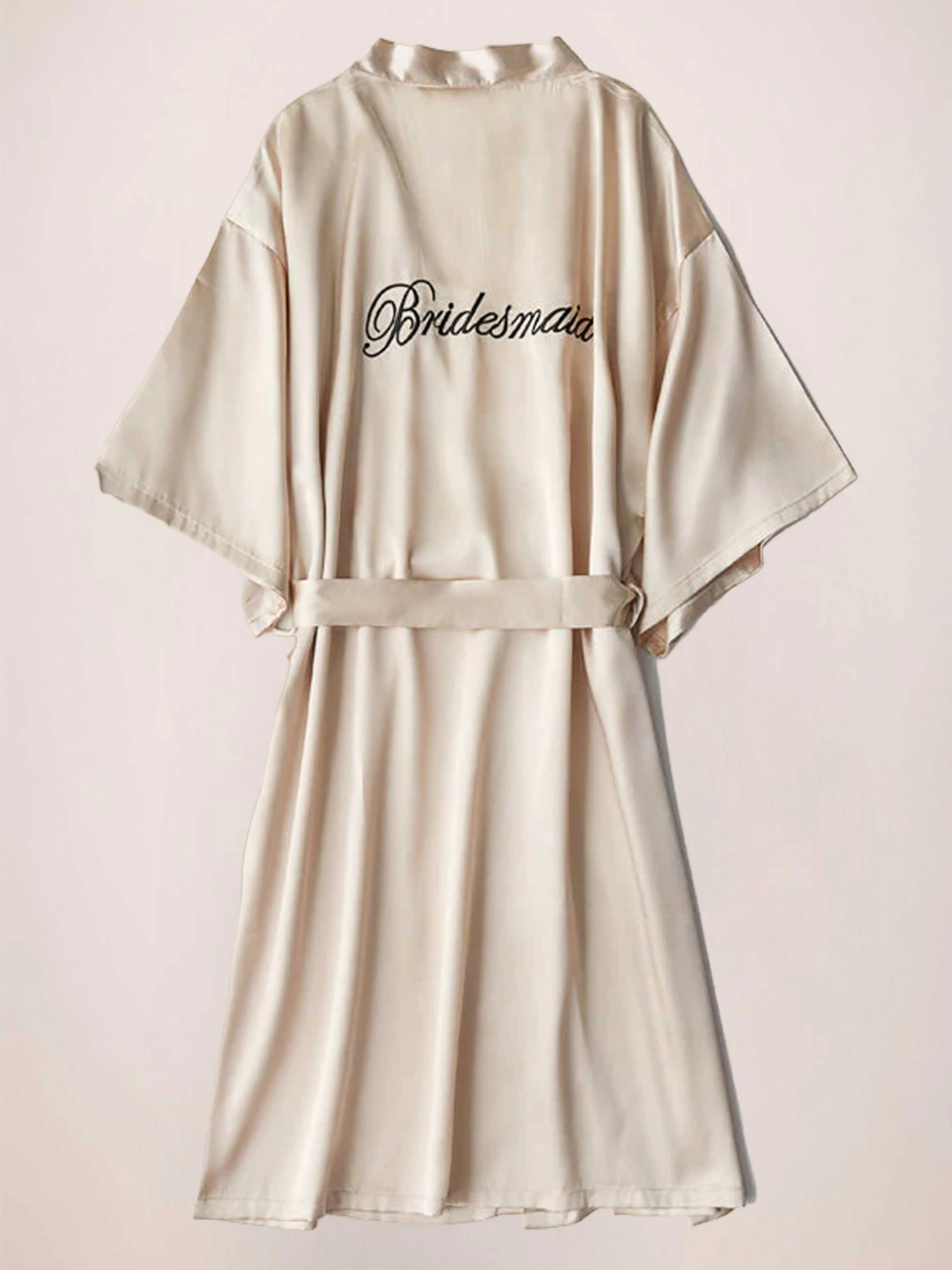Charming Sleeves Satin Morning Robes For Bridesmaid