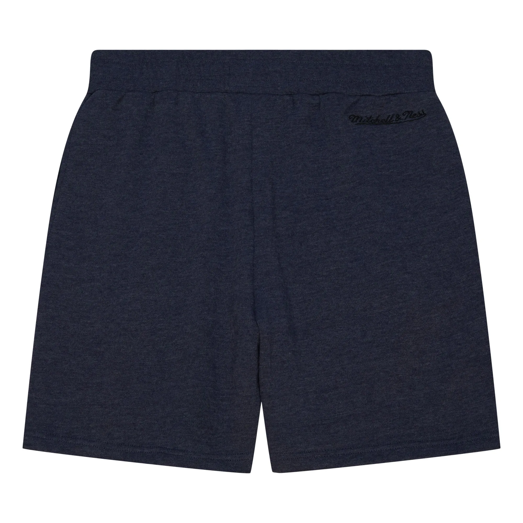 DALLAS MAVERICKS MITCHELL & NESS WOMENS NAVY BLUE FLEECE SHORTS