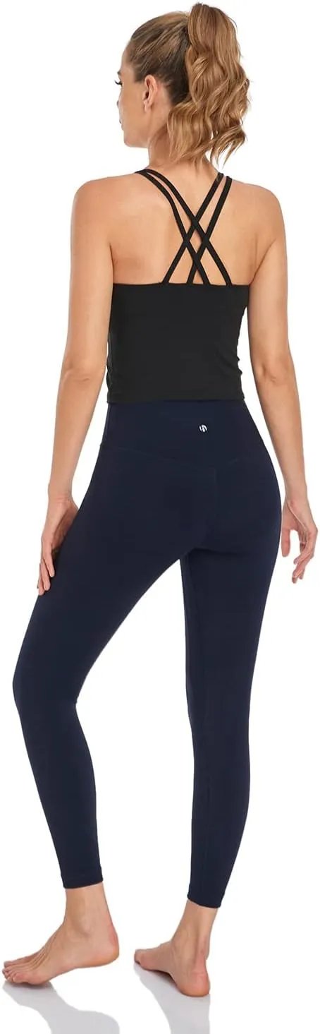HeyNuts Longline Zeal Bras Medium Impact Wirefree Sports Bras Workout Tank Tops with Removable Pads, A-D Cups
