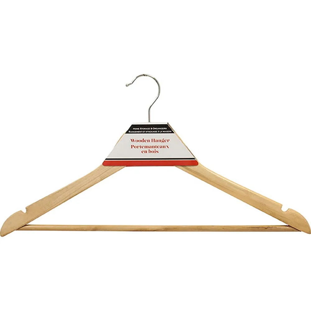 HOME ACCENTS Hanger Wooden 1 Pack Home Accessories Packing 36/Box