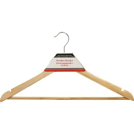 HOME ACCENTS Hanger Wooden 1 Pack Home Accessories Packing 36/Box