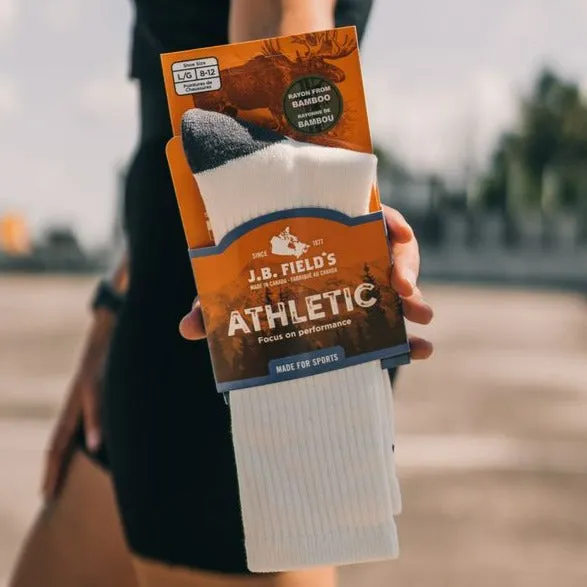 J.B. Field's Athletic "Bamboo Sport Crew" Socks