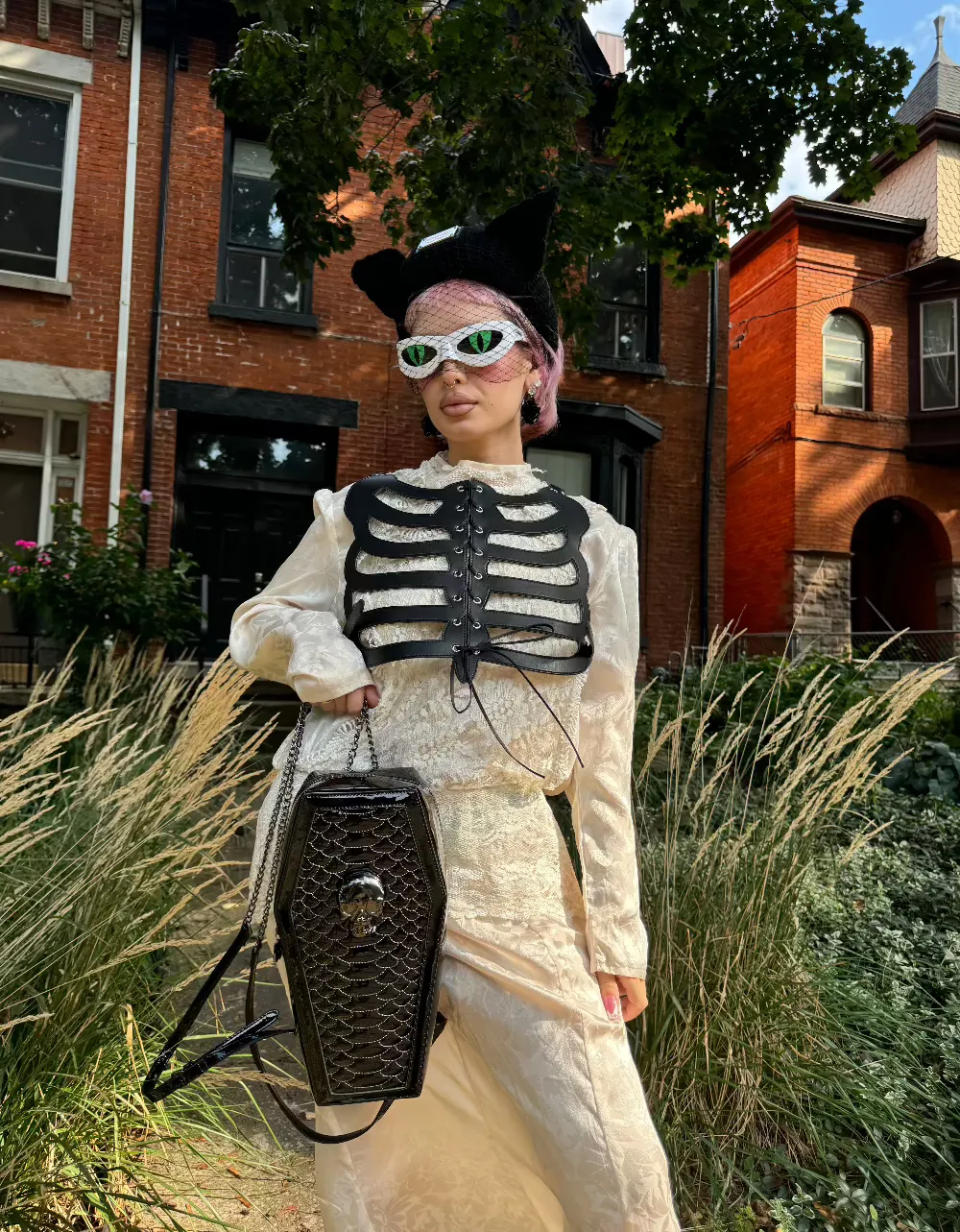 KITSCH BAT TO THE BONE BACKPACK BLACK