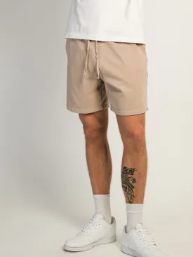 KOLBY FLEECE SHORT - PEBBLE