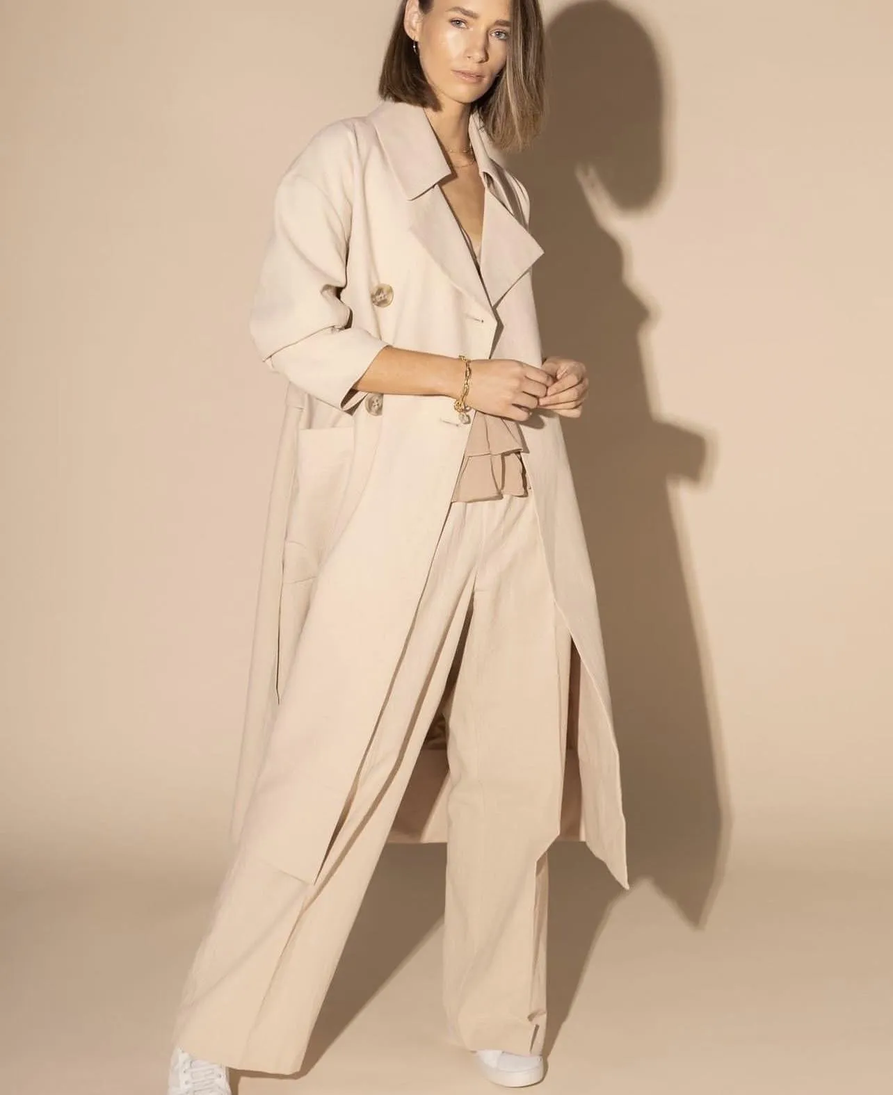 Loughlin Ridge Trench Coat - Taupe