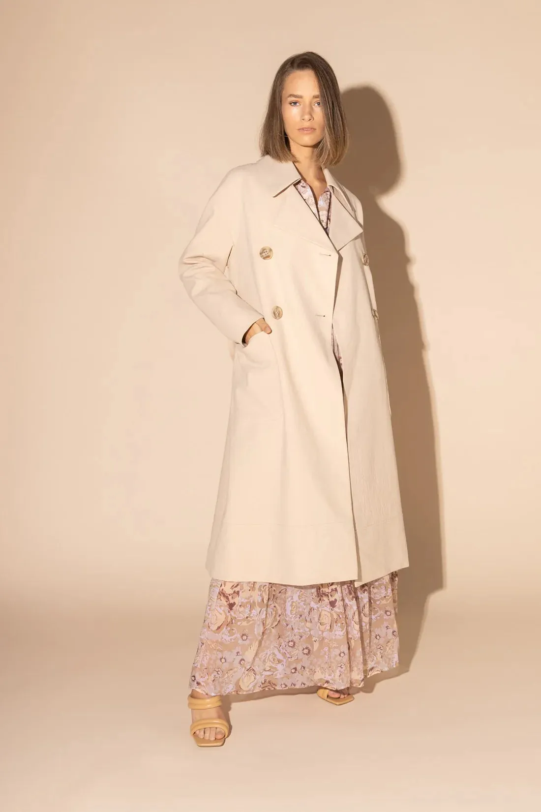 Loughlin Ridge Trench Coat - Taupe