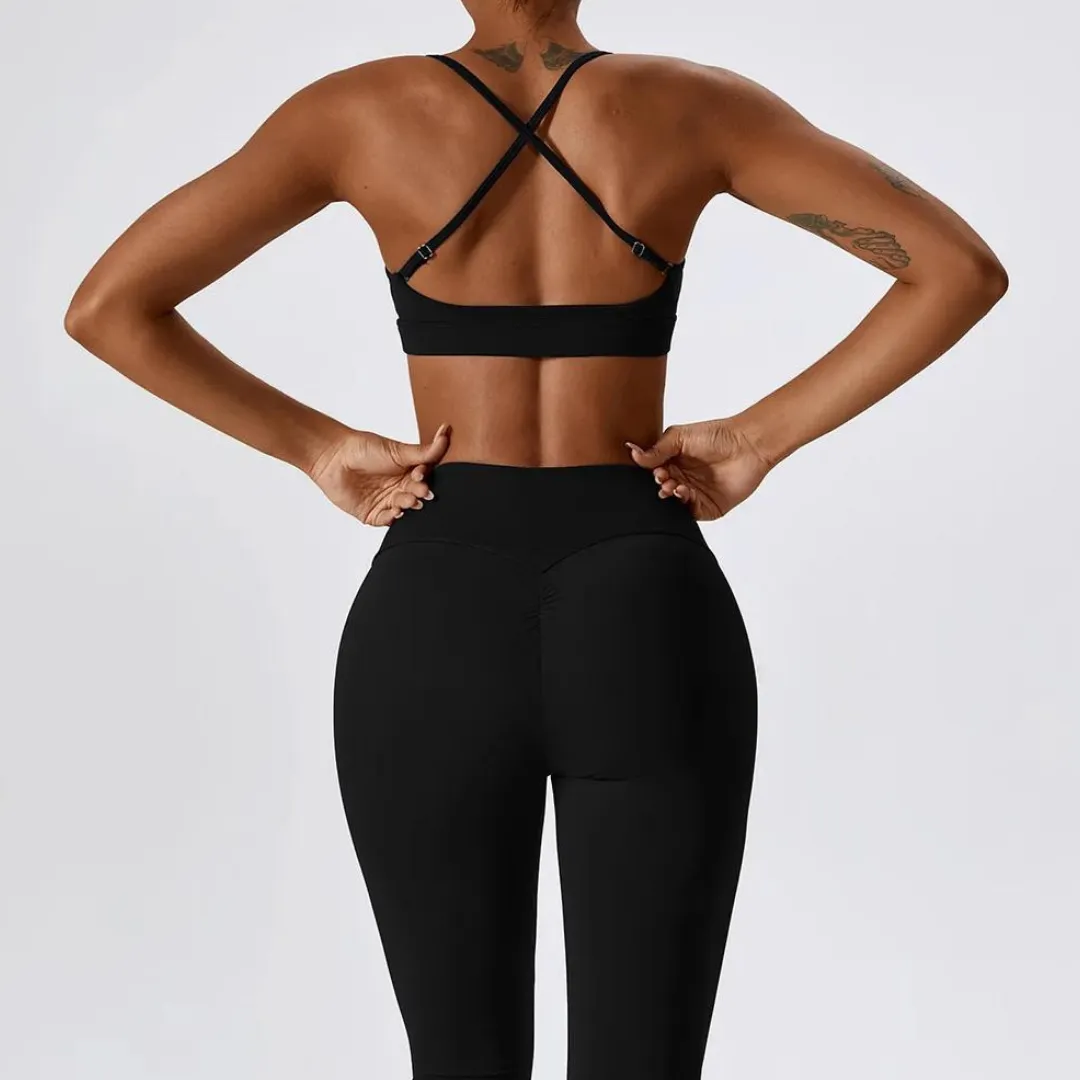 MARIANNA CROSS BACK SPORTS BRA