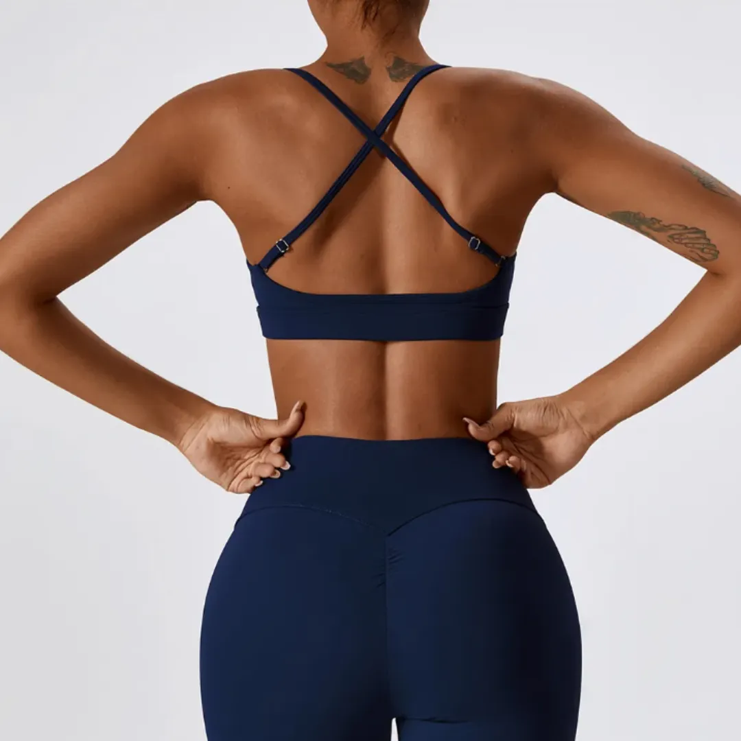 MARIANNA CROSS BACK SPORTS BRA
