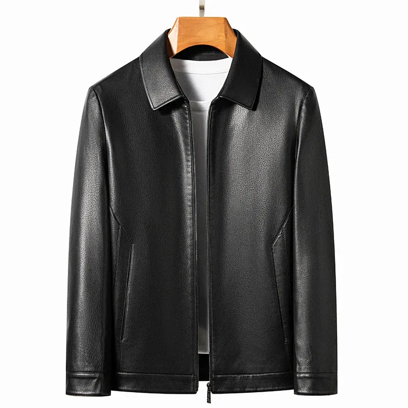 Men's Classic Leather Jacket