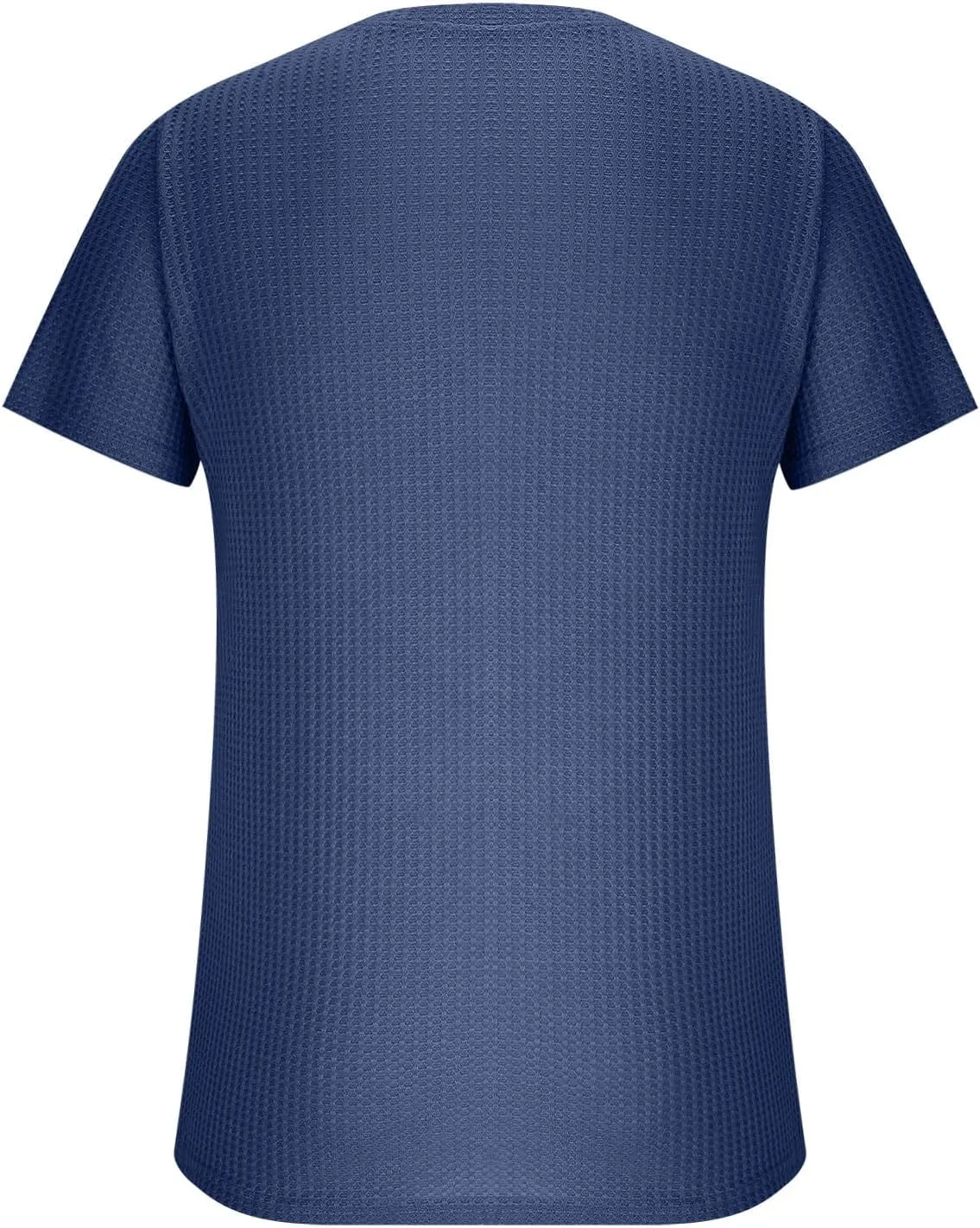 Mens Textured T-Shirts Lightweight Casual Knit Short Sleeve Crewneck Tops Summer Loose Fit Waffle Knit Pullover Tees