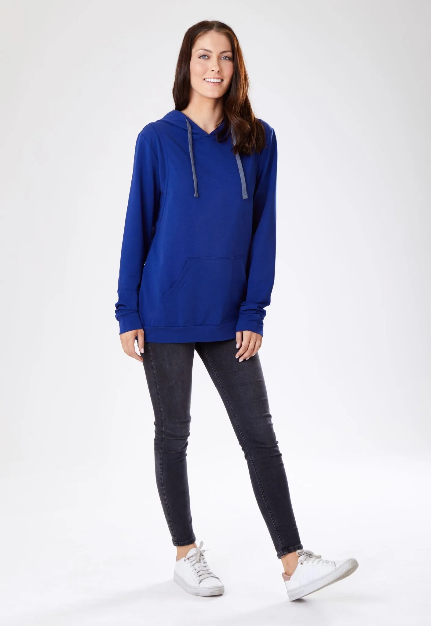 Navy Breastfeeding Hoodie