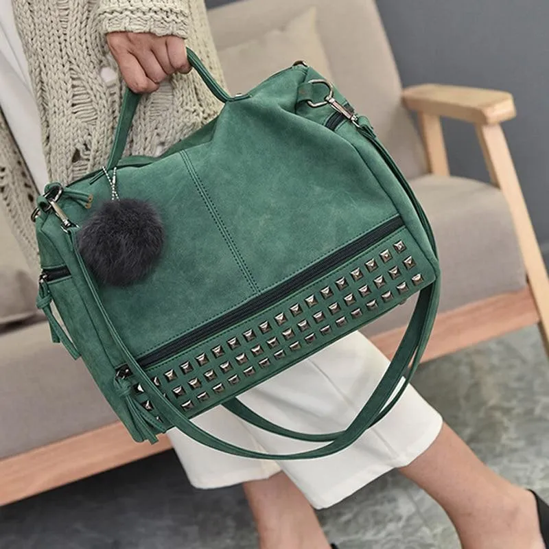 New Solid Color Hollow PU Material Small Fairy Portable Bucket Casual Single Shoulder Messenger tote