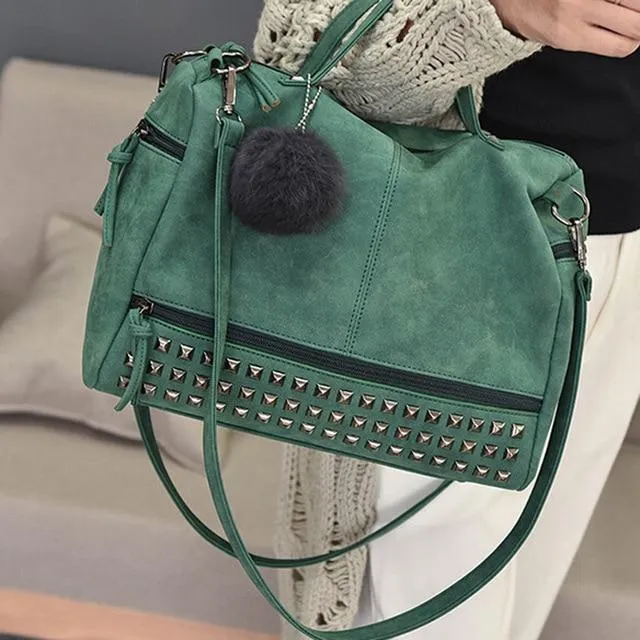 New Solid Color Hollow PU Material Small Fairy Portable Bucket Casual Single Shoulder Messenger tote