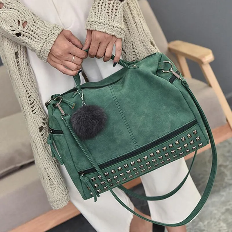 New Solid Color Hollow PU Material Small Fairy Portable Bucket Casual Single Shoulder Messenger tote