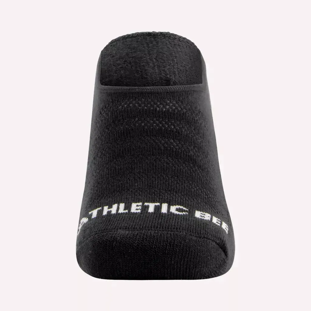 No Show Socks 3pk Black