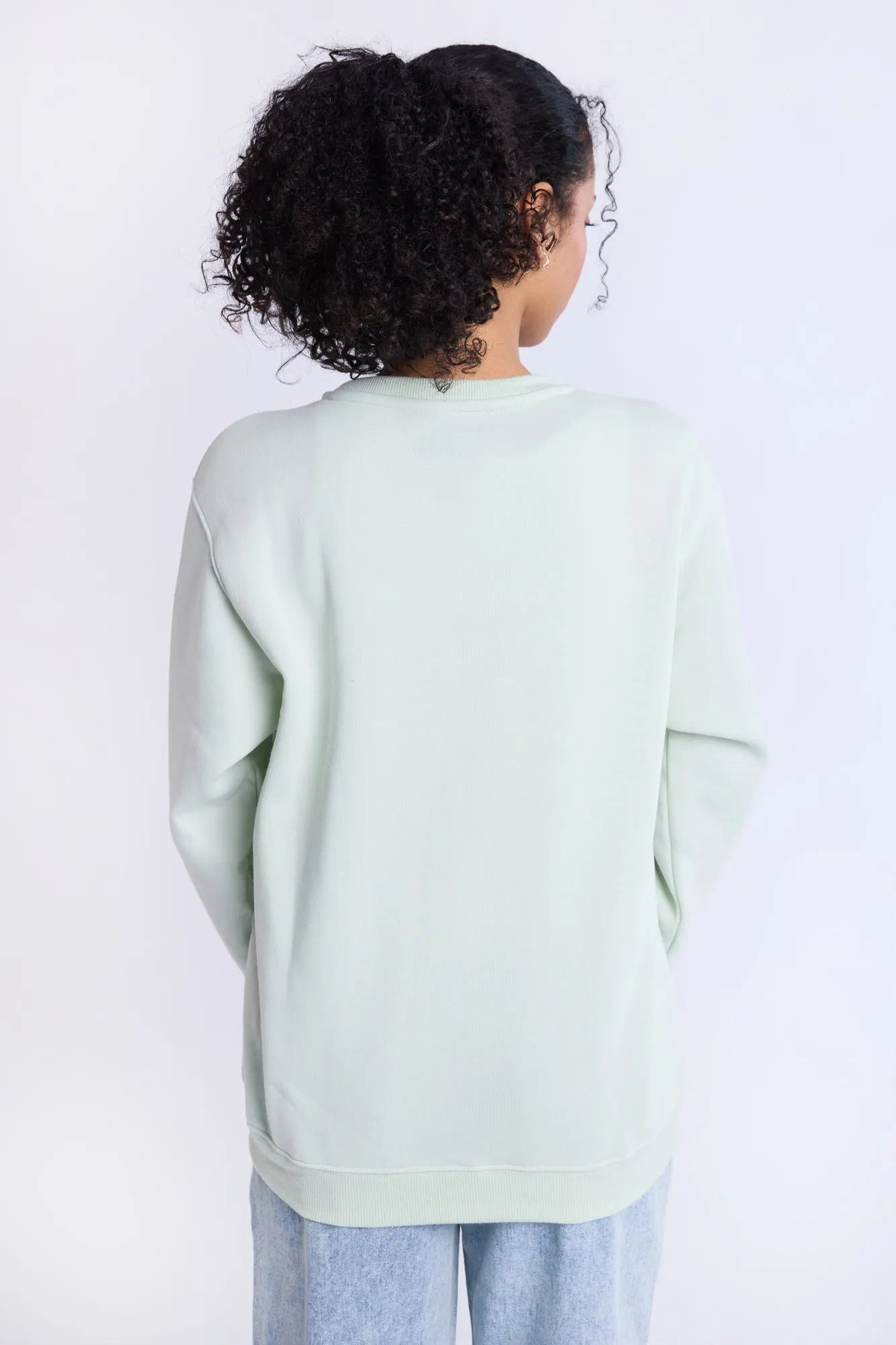Peanuts Snoopy 50 Graphic Crew Neck Sweatshirt