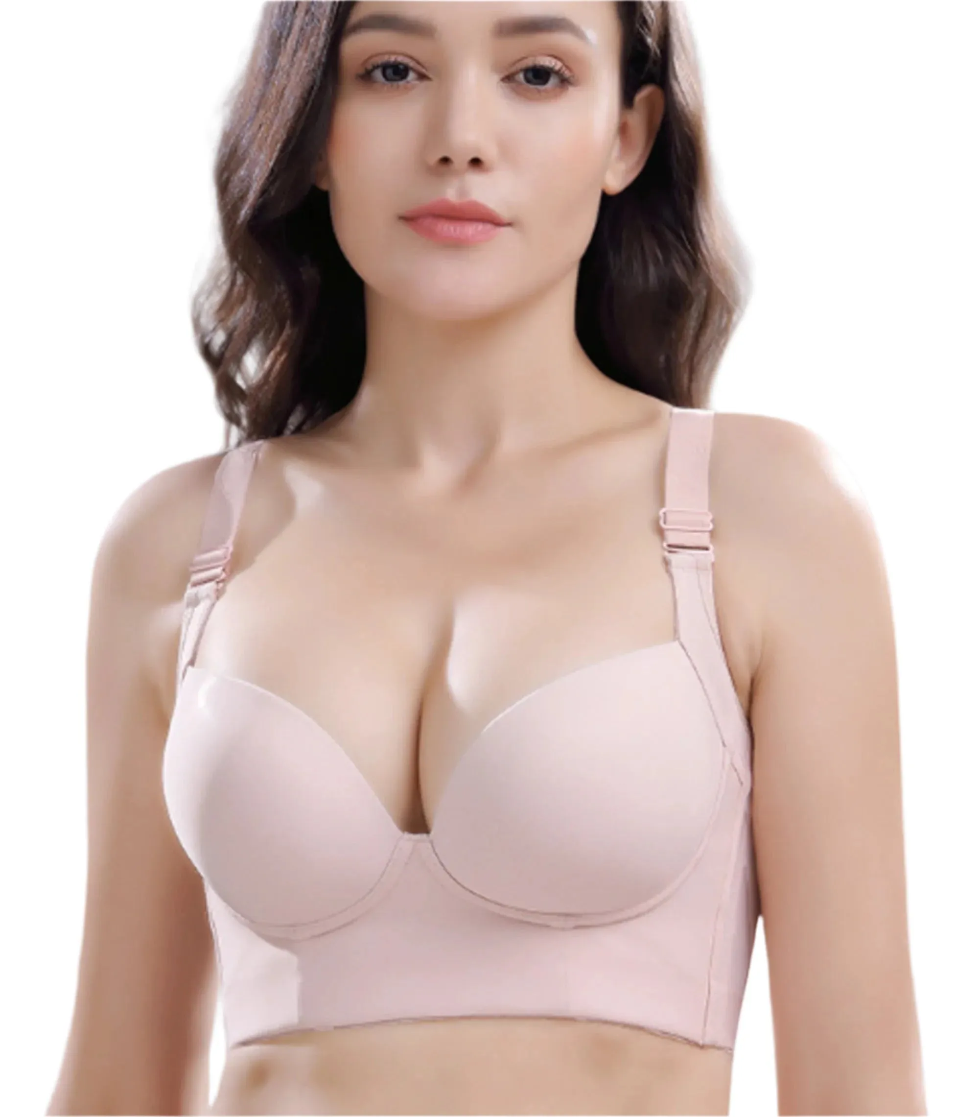 Plus Size Push Up Bras Women Deep Cup Bra
