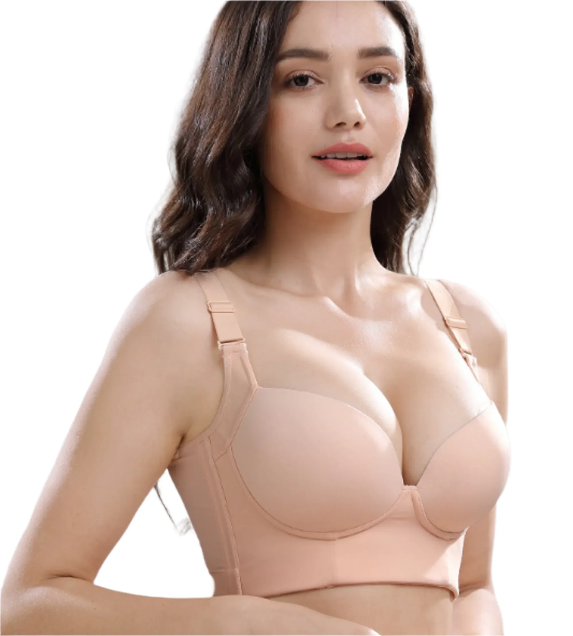 Plus Size Push Up Bras Women Deep Cup Bra