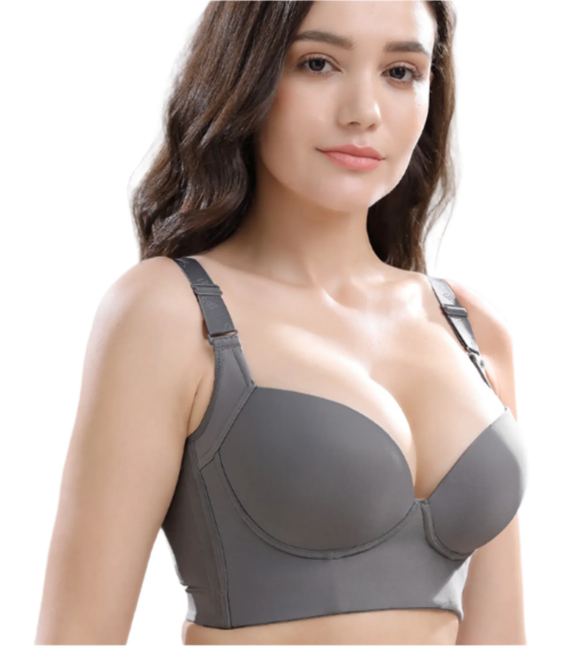 Plus Size Push Up Bras Women Deep Cup Bra