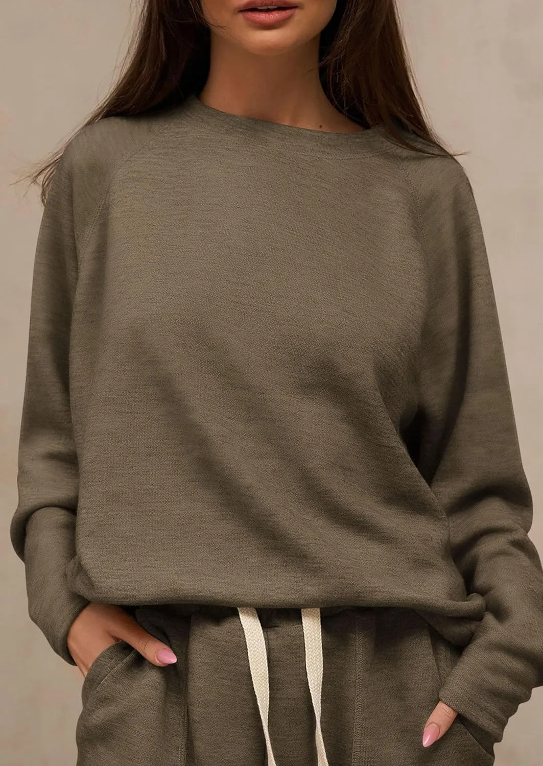 PRETTYGARDEN Women's 2 Piece Tracksuit Outfits Casual Long Sleeve Top High Waisted Sweatpants Lounge Jogger Set