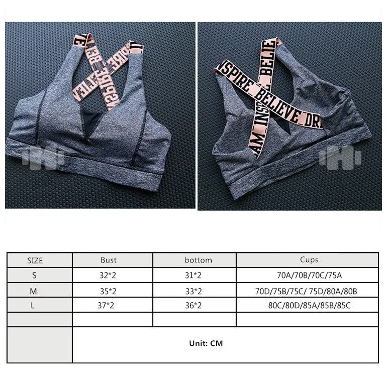 Push up Sports Bra