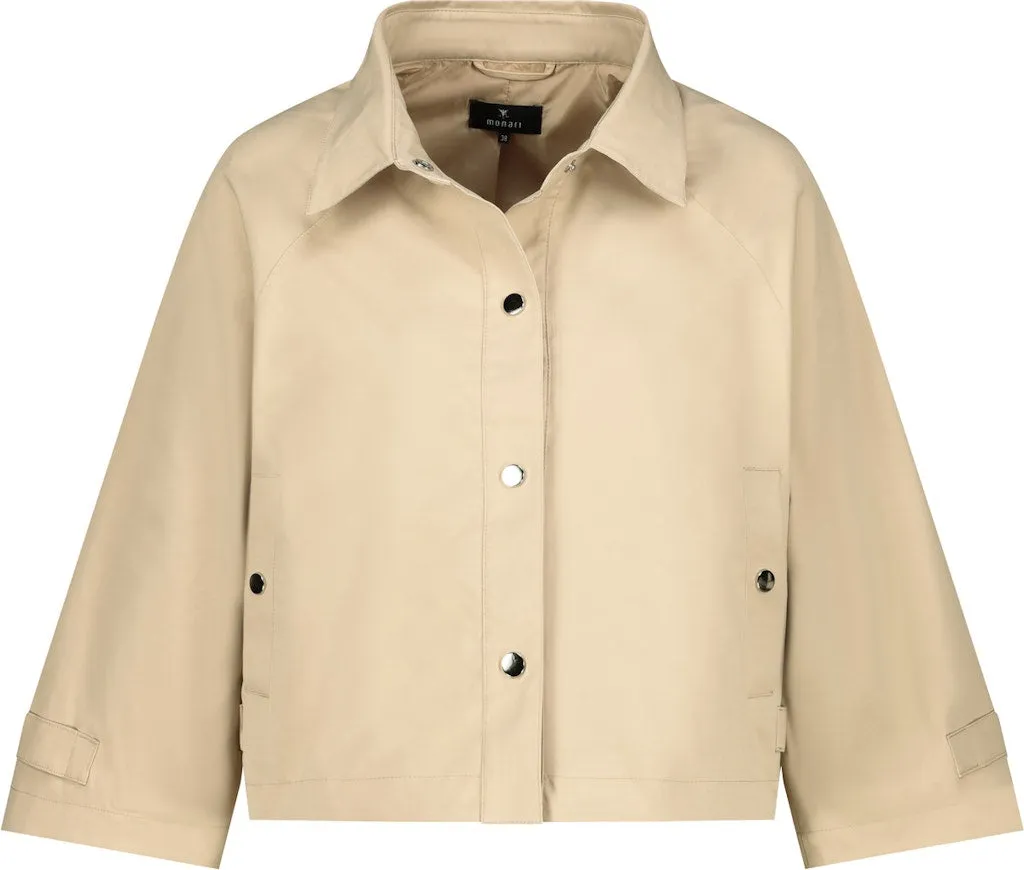 Short Trench Jacket - Camel
