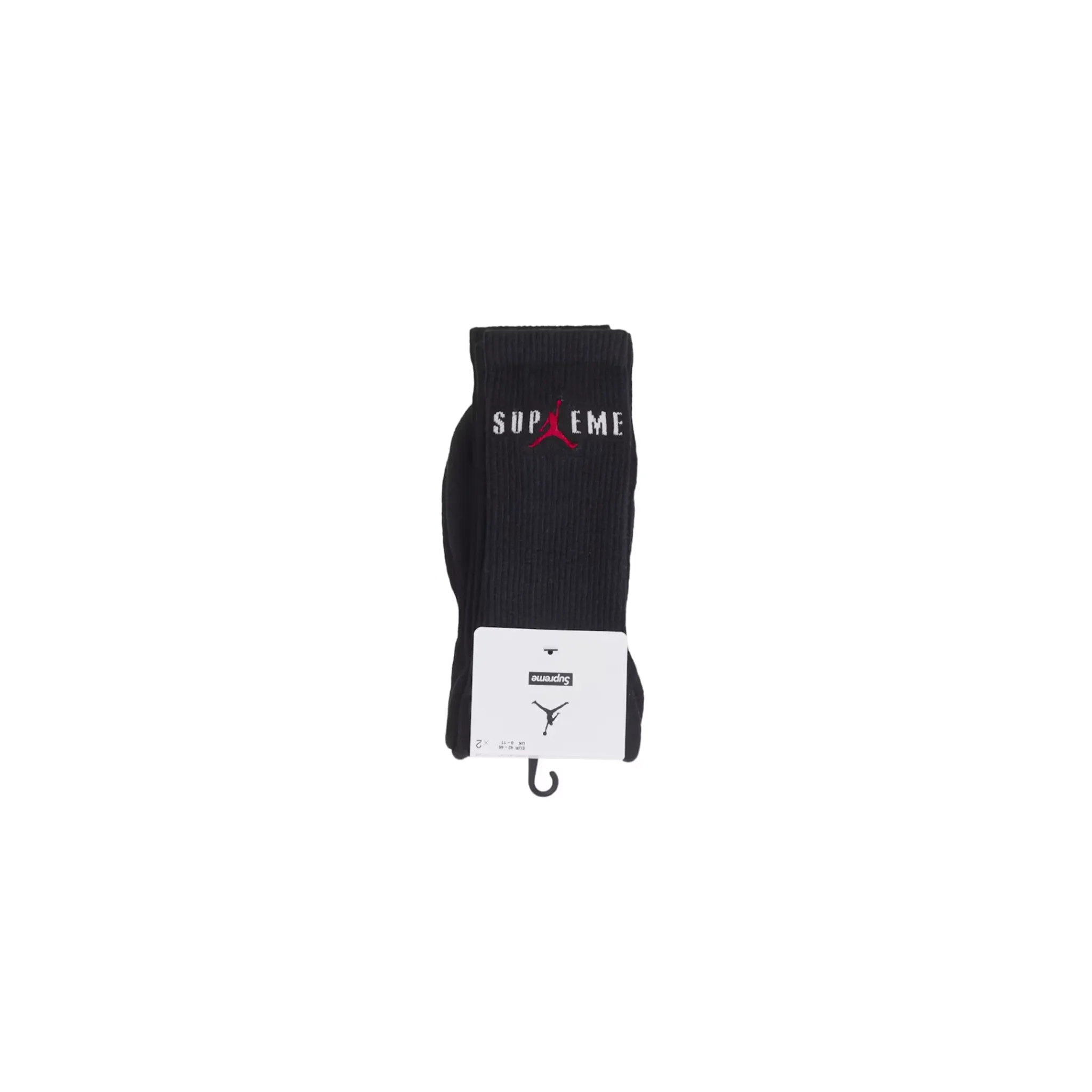 Supreme Jordan Crew Socks Black