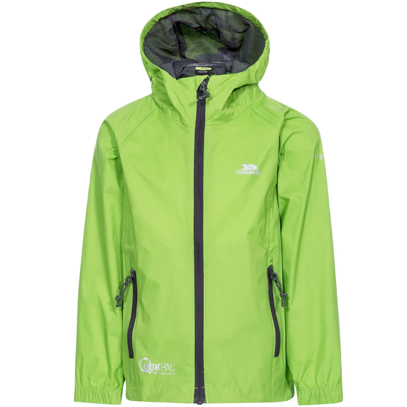 Trespass Kids Qikpac Waterproof Packaway Jacket