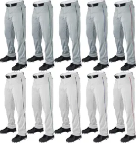 WILSON RELAXED FIT BASEBALL PANTS WITH PIPING