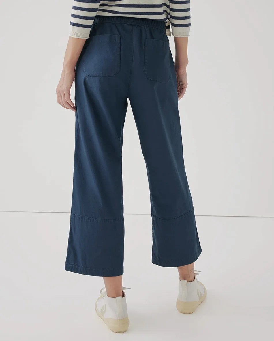 Women’s Daily Twill Crop Pant - French Navy