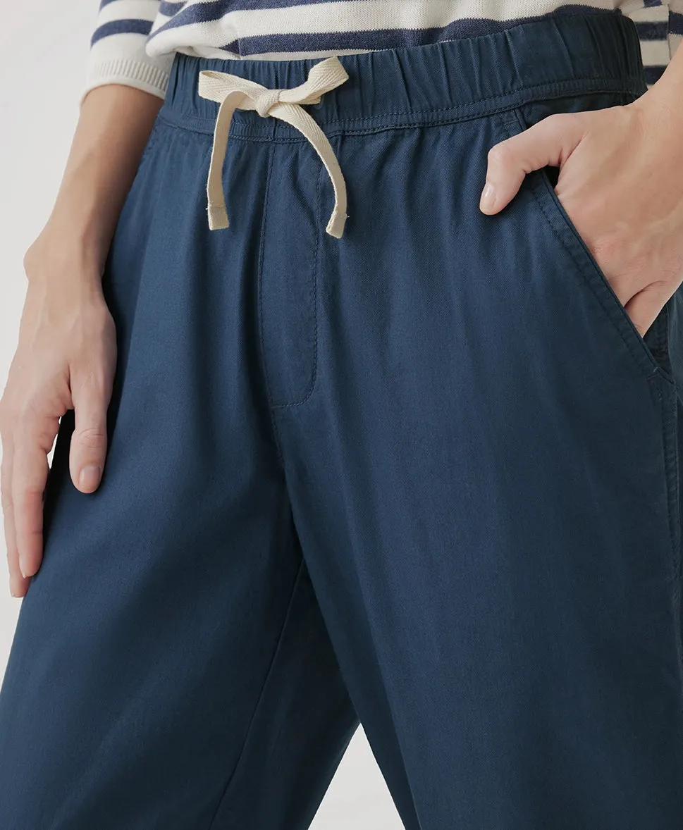 Women’s Daily Twill Crop Pant - French Navy